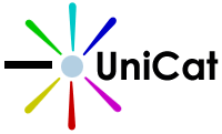 Logotipo do UNICAT com link externo para exibir a página da Revista no indexador
